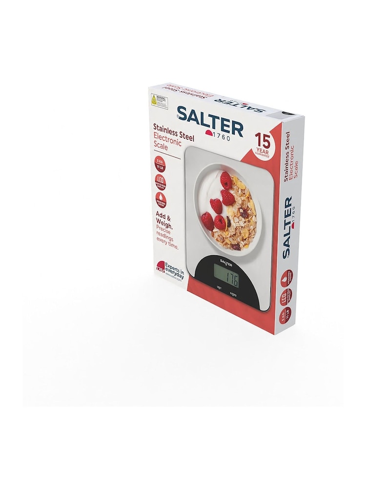 Salter Stainless Steel Kitchen Scale - Image 4 of 4