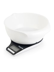 Salter White Electronic Kitchen Scale - Image 1 of 2