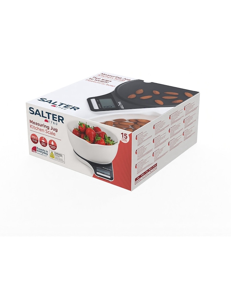 Salter White Electronic Kitchen Scale - Image 2 of 2