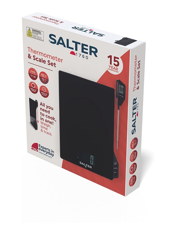 Salter Black Kitchen Gadget Set - Image 3 of 3