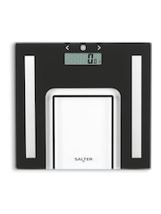 Salter Black Glass Analyser Bathroom Scale - Image 1 of 2