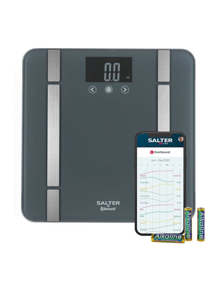 Salter Charcoal Smart Bathroom Scale - Image 2 of 5