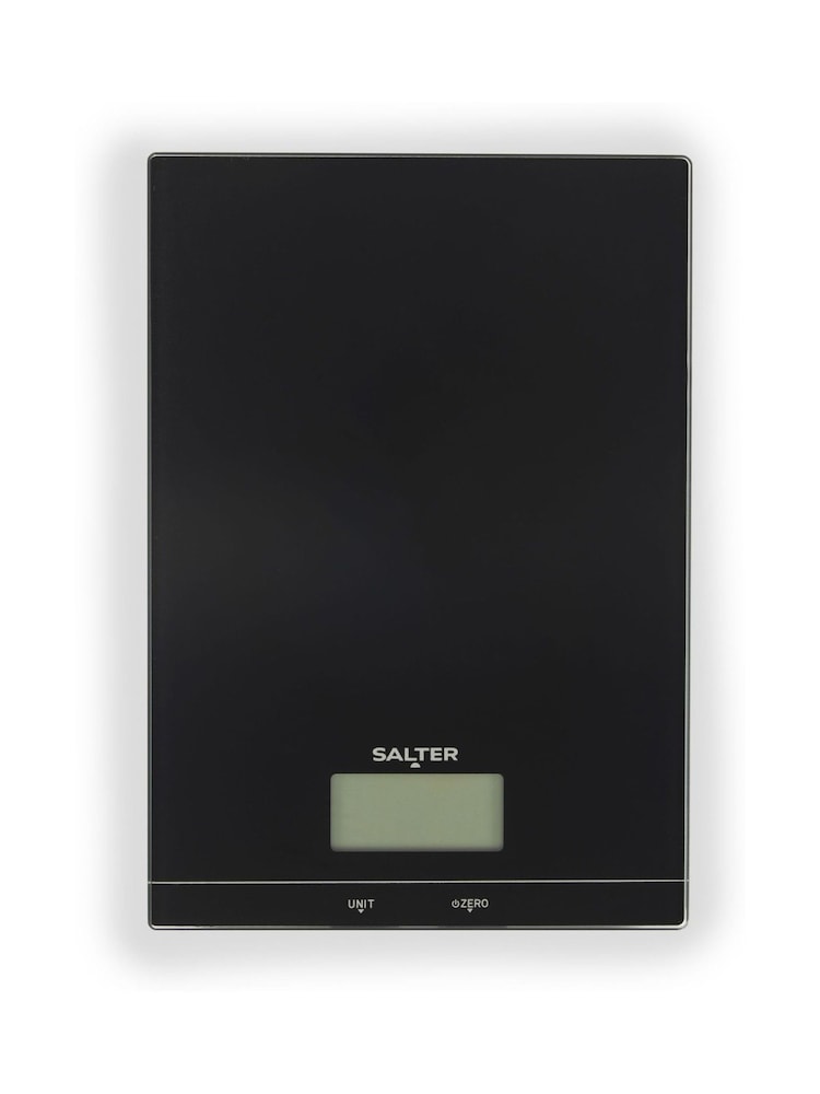 Salter Black Glass Electronic Kitchen Scale - Image 2 of 6