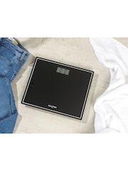 Salter Black Compact Bathroom Scale - Image 1 of 6