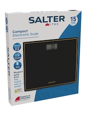 Salter Black Compact Bathroom Scale - Image 5 of 6