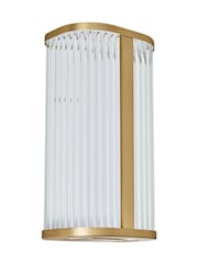 BHS Brushed Copper Nayru 8w LED Wall Light CCT IP44 - Image 5 of 7