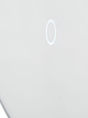 BHS White Fal 20w Round LED Touch Demist IP44 Mirror - Image 7 of 7