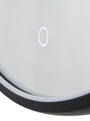 BHS Black Roc 19w LED Framed Touch Demist IP44 Mirror - Image 7 of 7