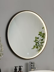 BHS Black Roc 23w LED Demist IP44 Framed Mirror - Image 1 of 7
