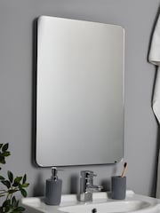 BHS White Mar 25w LED Touch Demist IP44 Mirror - Image 2 of 7