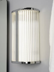 BHS Chrome Nayru 8w LED Wall Light CCT IP44 - Image 1 of 7