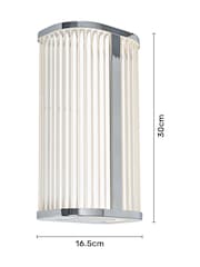 BHS Chrome Nayru 8w LED Wall Light CCT IP44 - Image 7 of 7