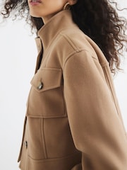 River Island воротник-воронка укороченный куртка - Image 4 of 6