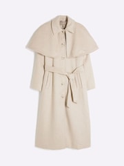 River Island Petite Wool Blend Cape Coat - Imagen 5 de 6