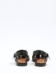 River Island Black Closed Fisherman Sandals - Image 3 of 6