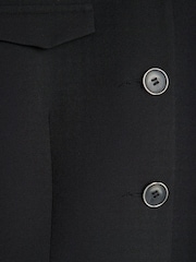 River Island Black Pocketed Military Blazer - Image 6 of 6