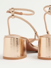 River Island босоножки на блочном каблуке с ремешками - Image 4 of 5
