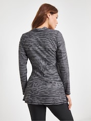 JD Williams Grey Beach To Beach Sports Rash Vest - Image 2 of 4