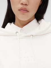 GapStudio White Vintage Soft Cropped Hoodie - Image 4 of 5