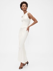 GapStudio White Corset Belt - Image 3 of 7