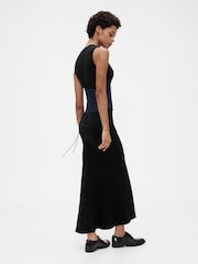 GapStudio Black Seamed Maxi Dress - Image 3 of 9