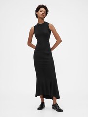 GapStudio Black Seamed Maxi Dress - Image 5 of 9
