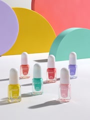 Set of 6 Kids Mini Unicorn Water Based Nail Polishes - Image 1 of 6