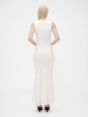 GapStudio White Seamed Maxi Dress - Image 2 of 7
