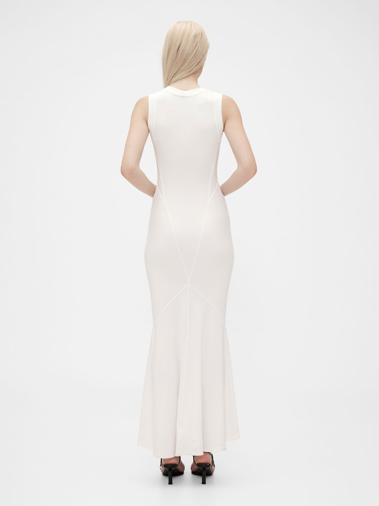GapStudio White Seamed Maxi Dress - Image 2 of 7