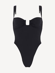 Away That Day Black Cannes One Piece Swimsuit - Image 1 of 1