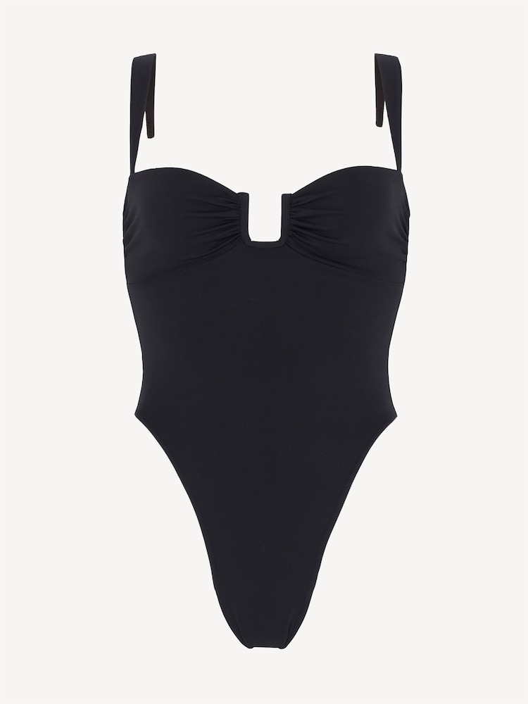 Away That Day Black Cannes One Piece Swimsuit - Image 1 of 1