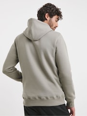 Snowdonia Grey Chest Logo Over Head Hoodie - Image 2 of 4