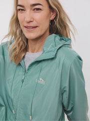 Snowdonia Green Lightweight Bubble Hem Printed Jacket - Image 2 of 4