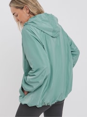 Snowdonia Green Lightweight Bubble Hem Printed Jacket - Image 3 of 4