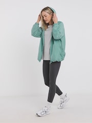 Snowdonia Green Lightweight Bubble Hem Printed Jacket - Image 4 of 4