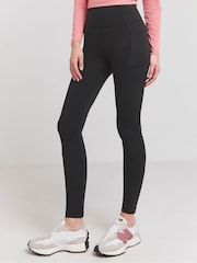 Snowdonia Black Black Highwaisted Walking Leggings - Image 1 of 4