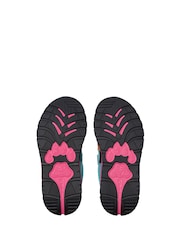 Clarks Blue Standard Fit (F) Selva Hero Kid Shoes - Image 8 of 8