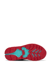 Clarks Black Blue Kids Selva Hero Shoes - Image 7 of 8