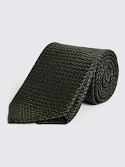 MOSS Green Italian Grenadine Tie - Image 1 of 2
