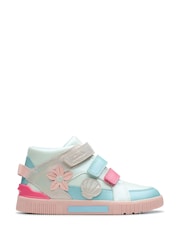 Clarks Blue Standard Fit (F) Multi Oslo Play Kid Boots - Image 1 of 7