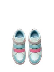 Clarks Blue Standard Fit (F) Multi Oslo Play Kid Boots - Image 6 of 7