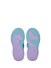 Clarks Blue Standard Fit (F) Tidal Shell Kid Shoes - Image 7 of 8