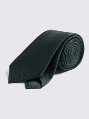 MOSS Green Italian Forest Grenadine Tie - Image 1 of 2