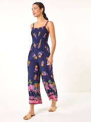 Roman Floral Border Jumpsuit - Imagen 1 de 5