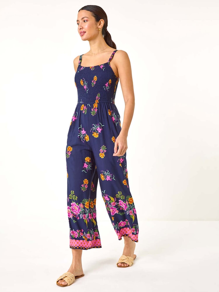 Roman Floral Border Jumpsuit - Imagen 1 de 5