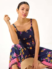 Roman Floral Border Jumpsuit - Imagen 2 de 5