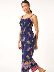 Roman Floral Border Jumpsuit - Imagen 4 de 5