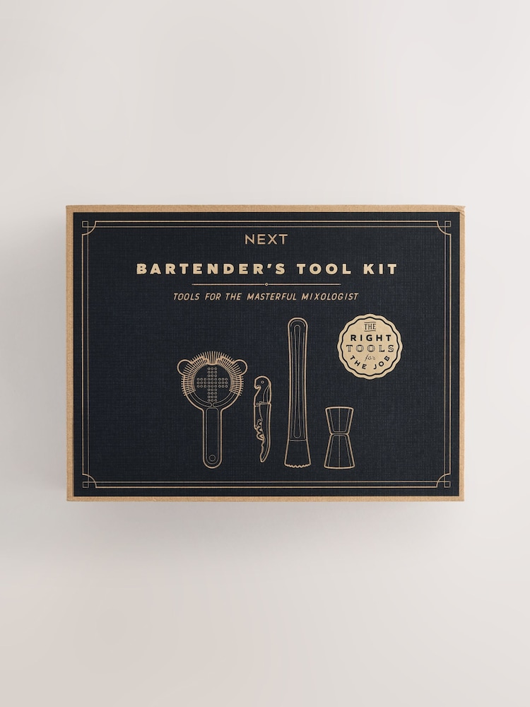 Silver Bartenders Tool Kit Gift Set - Image 1 of 3 Silver Bartenders Tool Kit Gift Set - Image 1 of 3