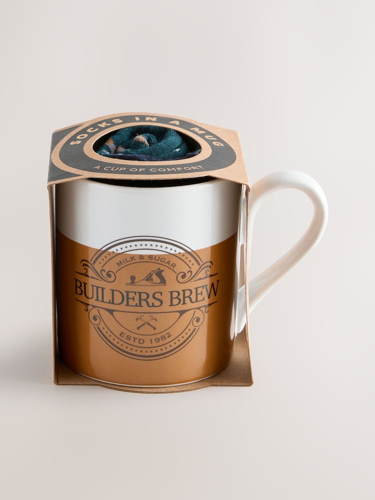 Multi Builders Brew Mug And Socks Set - Image 1 of 3