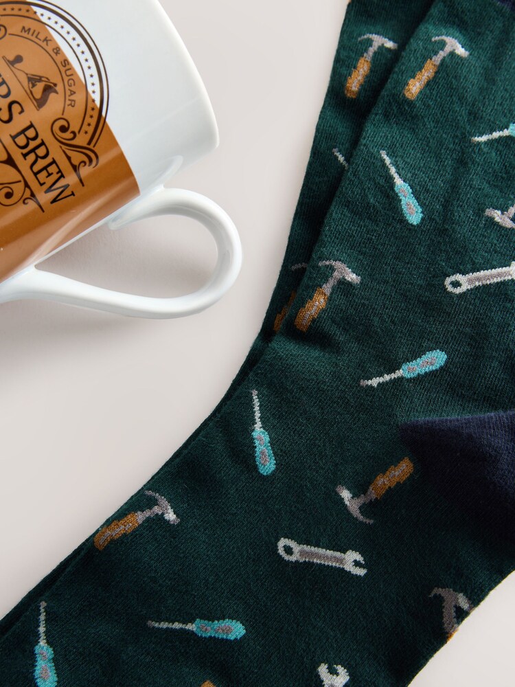 Multi Builders Brew Mug And Socks Set - Image 3 of 3